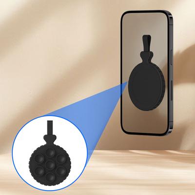 Magnetic Suction Cup Phone Mount Silicone Suction Phone Case Grip Stand Holder Hands-Free Mirror Phone Holder Mount
