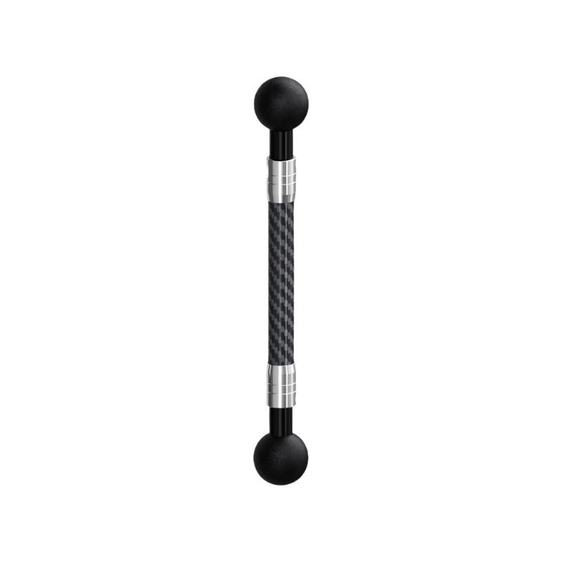 Double 17mm 25mm Ball Head Carbon Fiber Extension Rod Stainless Steel Connectors For Action Camera GPSs Phone Mount