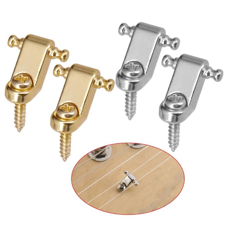 2pcs Electric Guitar String Retainers Tree Standard Roller String Guides for Electric Guitar Replacement Parts Durable