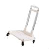 Backpack Trolley, 4 Wheels Folding Compact Lightweight Luggage Cart, Travel Trolley for Bags/Lunch