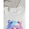 Kids Sweatshirt ,Crew Neck Fashion Top, Fun "Anime Girl Bubble Tea" Patterned Sweatshirt, for Everyday Casual Wear, for All Kinds of Daily Outfits