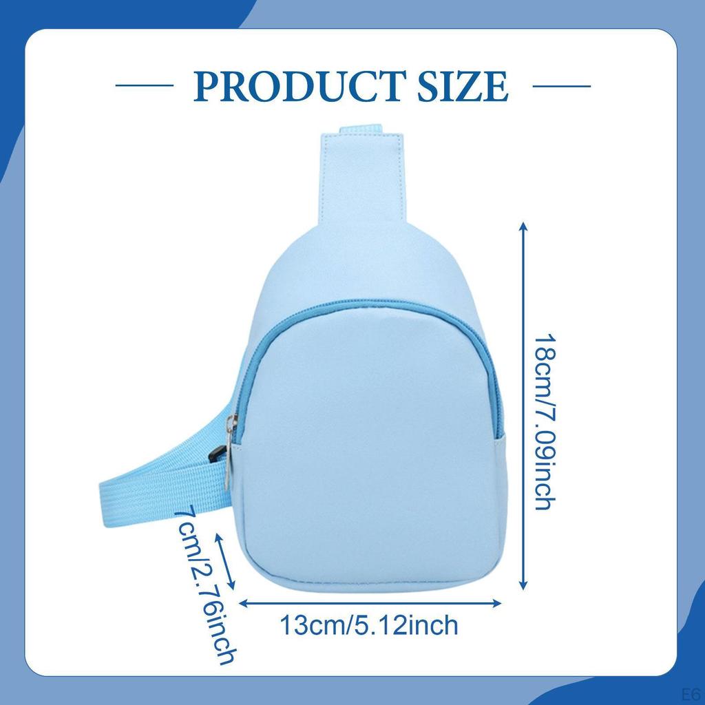 Kids Crossbody Bag Wallet with Adjustable Strap for Traveling Cycling Hiking