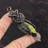 Stichtite Pendant Copper Wire Wrapped Pendant Owl Gemstone Pendant Wire Wrap Jewelry Handmade Pendant Gift For Women Antique Copper Jewelry