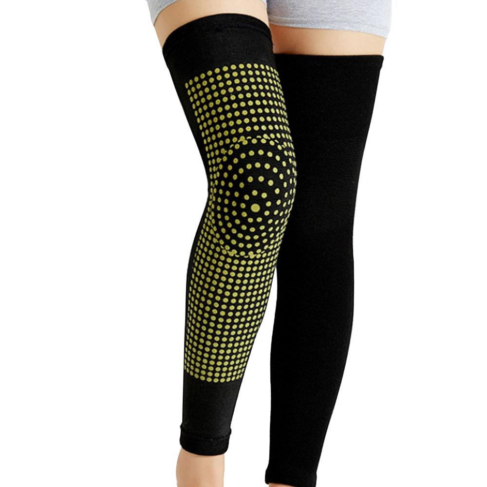 2PCS Wormwood Self Heating Knee Sleeve Warmer Knee Pad Women Men Older Arthritis Joint Pain Relief & Tendonitis Injury Recovery