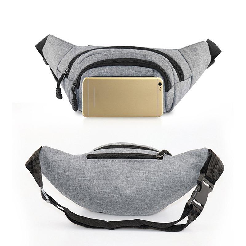 Men's Breast Package Waterproof Outdoor Sports Bag Pouch Korean-style Waist Bag Fanny Pouch Crossbody Male Banana Bag Purse