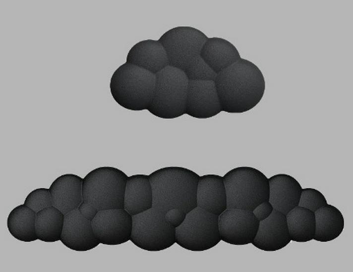 High-Value Silicone Cloud Wrist Rest Mouse Pad and Keyboard Support - Office Essential