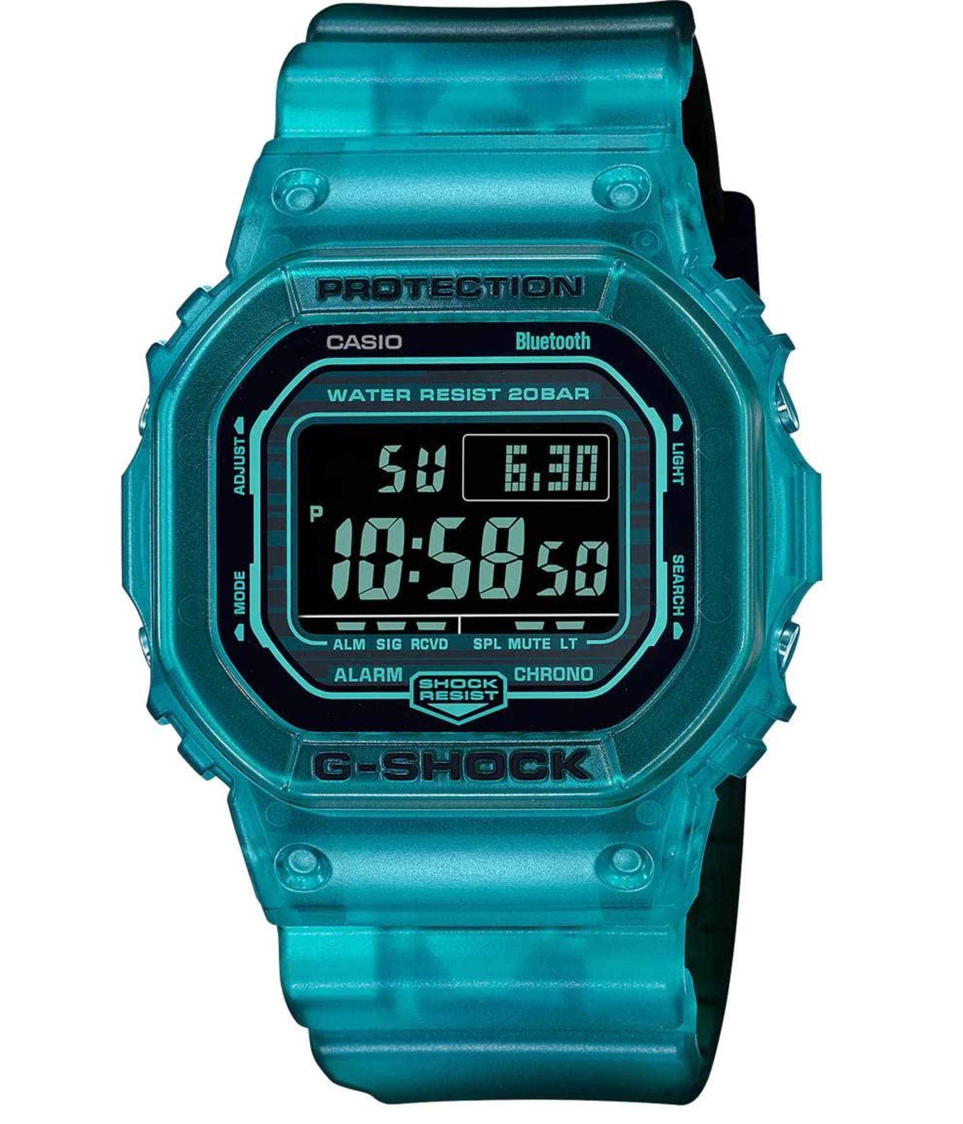 

Casio Зеленые Цифровые На одном ремешке G-Shock Мужские часы DWB5600G-2, Синий, Размер, синий