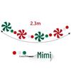 Christmas Theme Jewelry Store Decoration: Felt Garland & Tree Banner for Wall