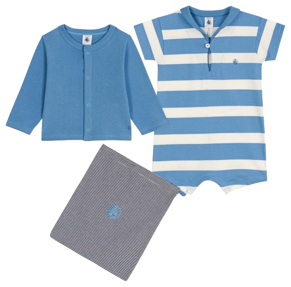 

Детский комплект A0COR 24 месяца 86 см [Petit Bateau] 2 предмета Синий/Многоцветный