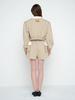 MOIFAIRE Button Wool Shorts / Begie