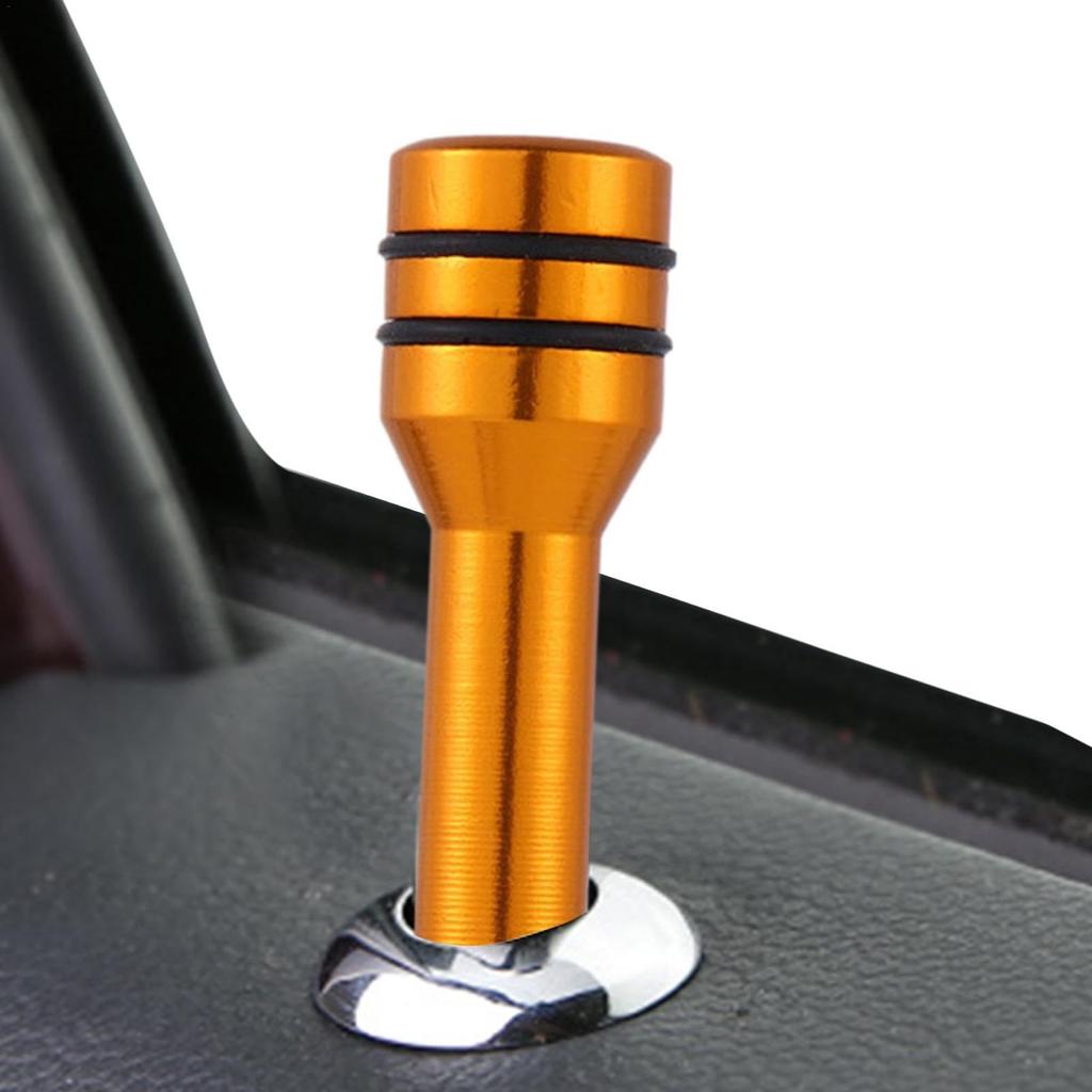 Auto Door Lock Pin Cover - Interior Knob Pull Pin Aluminum Alloy, Trunk Multi