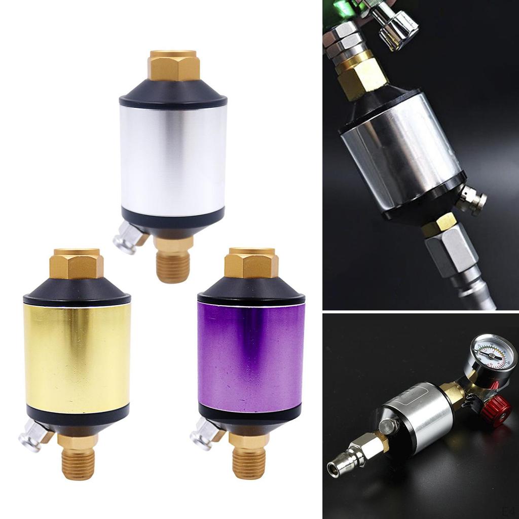 Air Regulator Oil Separator Pressure Aluminum Body Accessories Auto Paint