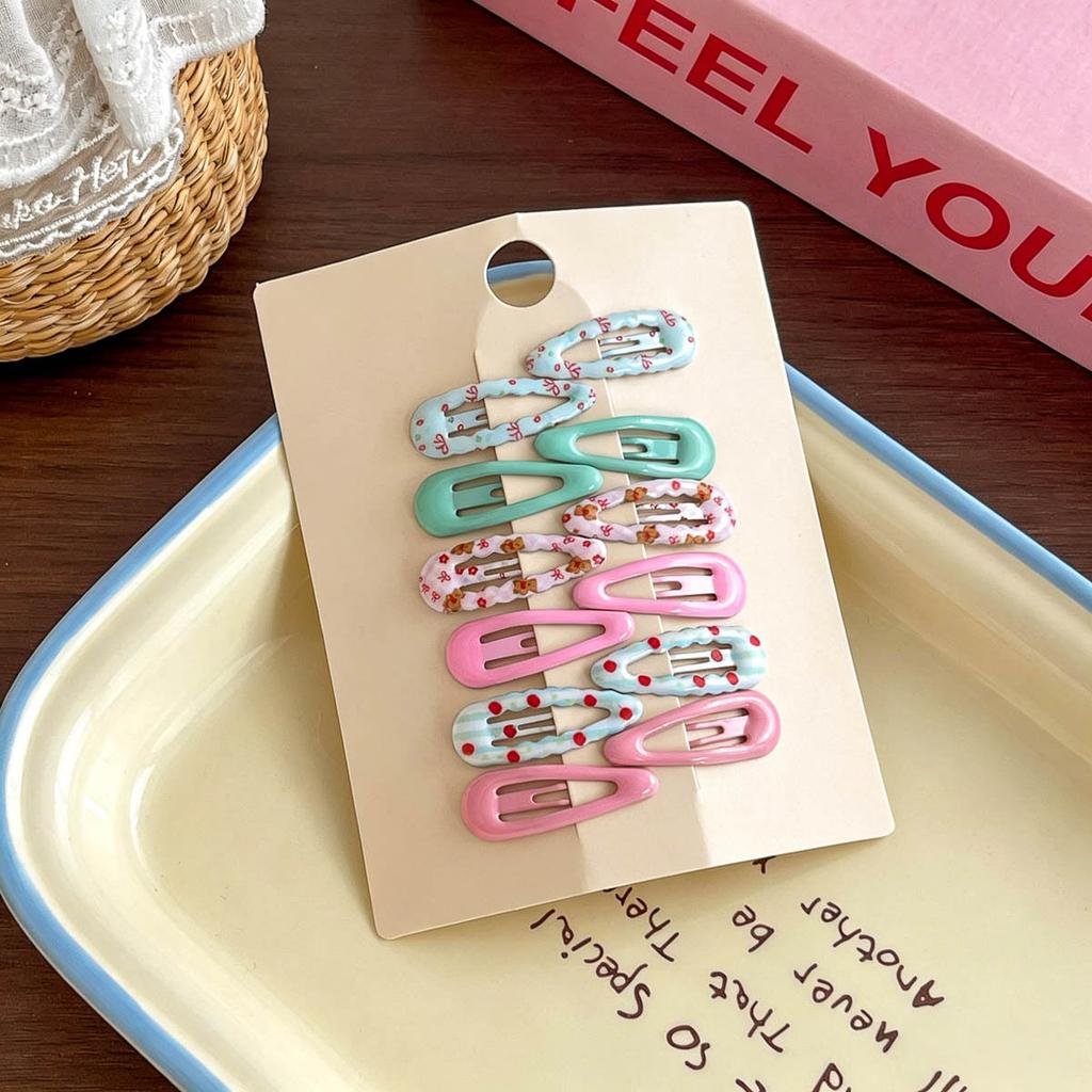 Children's Hair Clips Small Water Drop BB Clip Hairpin Barrettes Bangs Side Clip Kids Headwear Baby Girl Hair Accessories
