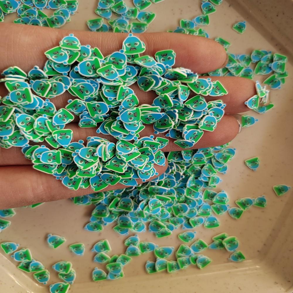 1kg Handmade Mini Soft Clay Charms Cute Cartoon Characters DIY Projects Slime Toys Gift Ideas