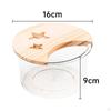 Hamster Sand Bath Box Bathtub Clear Habitat Decoration Cage Accessory Pet Toilet Digging