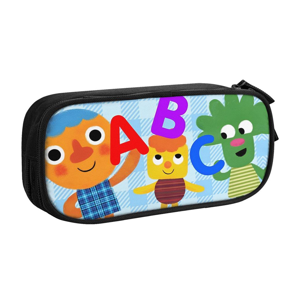 Classic Noodle & Pals Micro Super Simple Pencil Case Nursery Rhymes Songs Pencilcases Pen Box Big Capacity Bag Zipper Stationery
