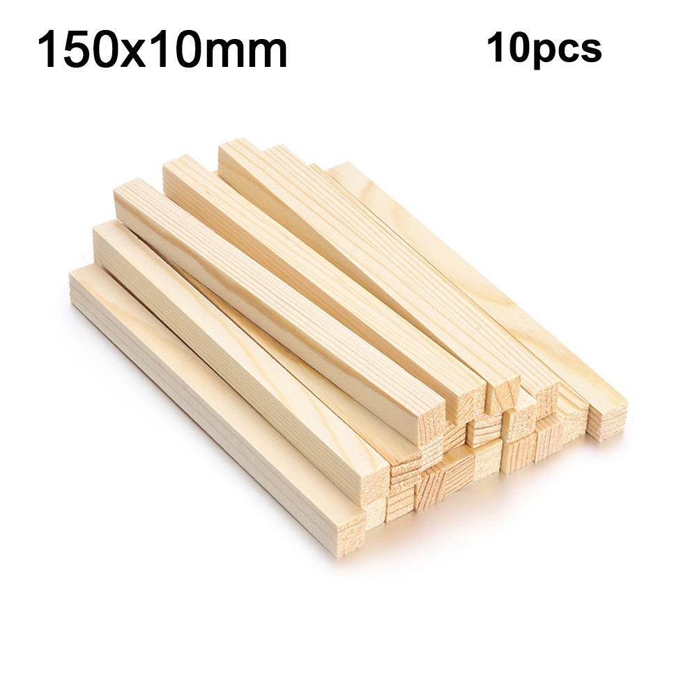 10/50 Peças Varetas de Madeira Redondas de Pinho Varetas de Contagem Brinquedos Educativos Cavilha Durável Para Construção de Modelo Marcenaria Artesanato DIY Ferramentas