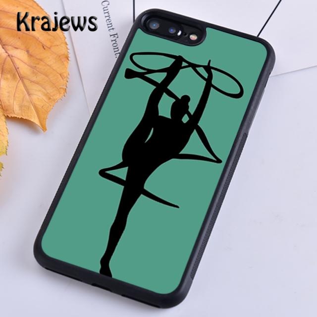 

Rainbow Gymnastics Silhouette Phone Case Cover For iPhone 17 Air 16 15 14 plus 12 13 pro max Fundas iPhone 14