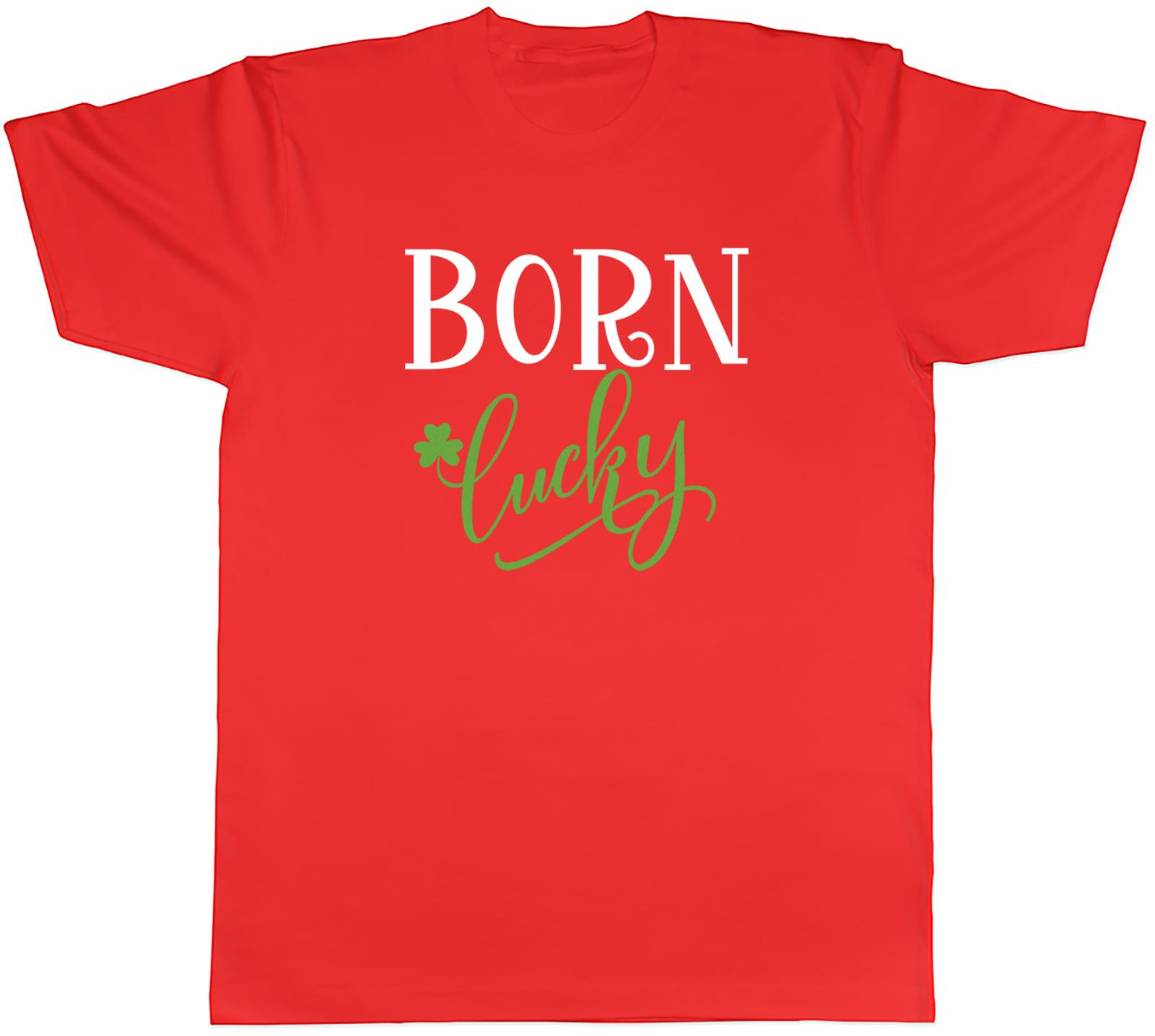Born Lucky Clover Unisexs Unisex TShirt Tee S