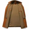 Men's Mid-Length Wool Blend Overcoat - Thickened Winter Coat