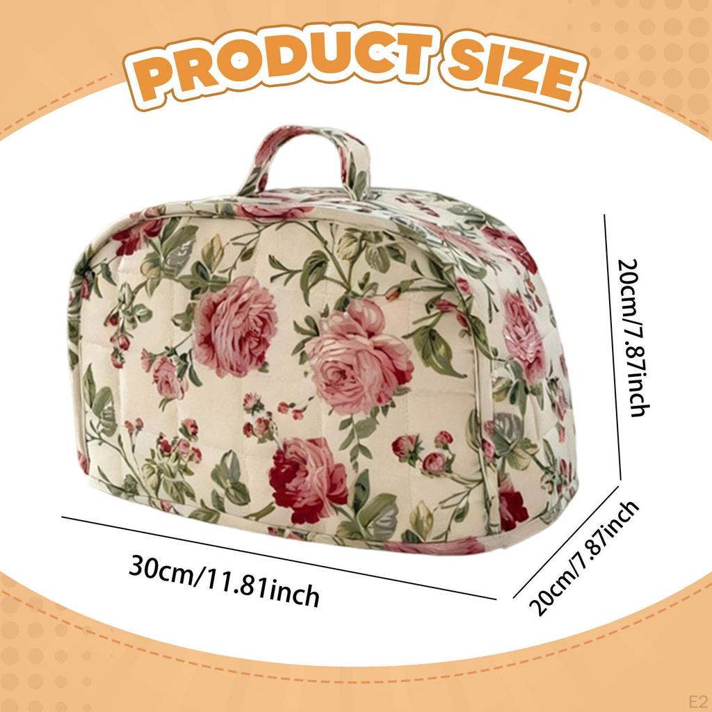 2 Slice Toaster Cover Dustproof Washable Kitchen Appliance Cover, Protector for Restaurant, Tea Room