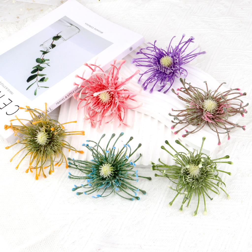 5/10Pcs 10cm Artificial Seaweed Flowers Fake Flower Heads for Home Room Decor Wedding Decoration DIY Craft Wreath Gift Accessory