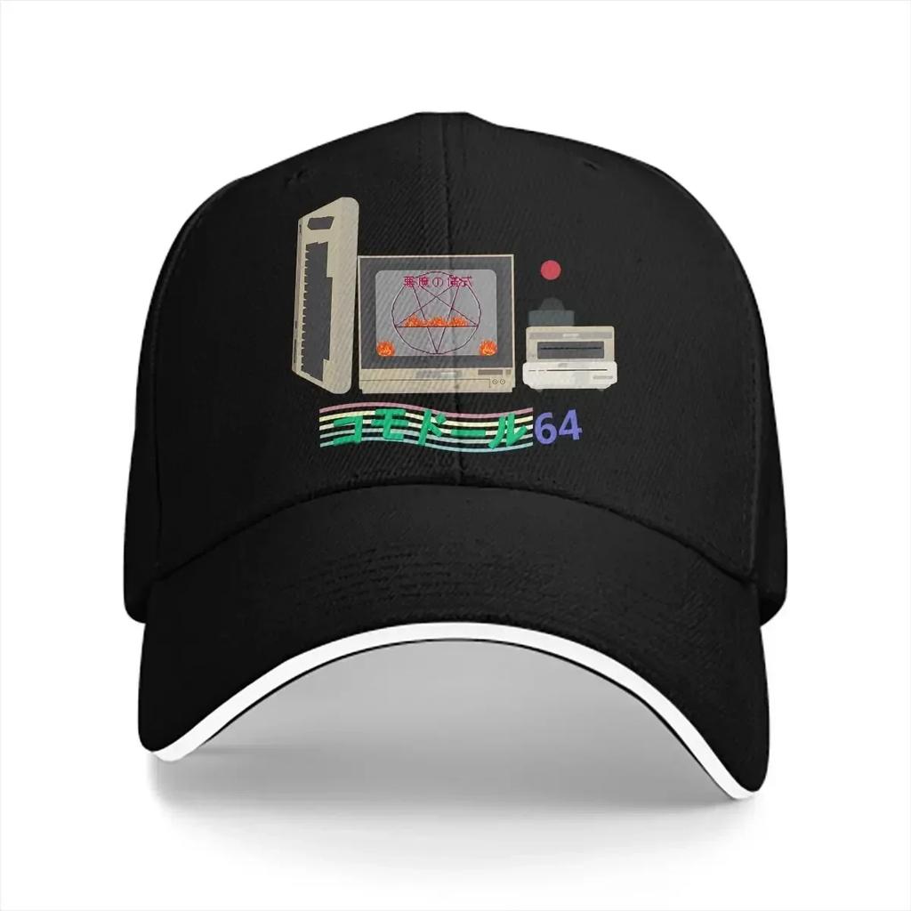 Washed Unisexs Baseball Cap Old Fashioned Compute Sports Snapback Caps Dad Hat Commodore 64 Computer Golf Hats