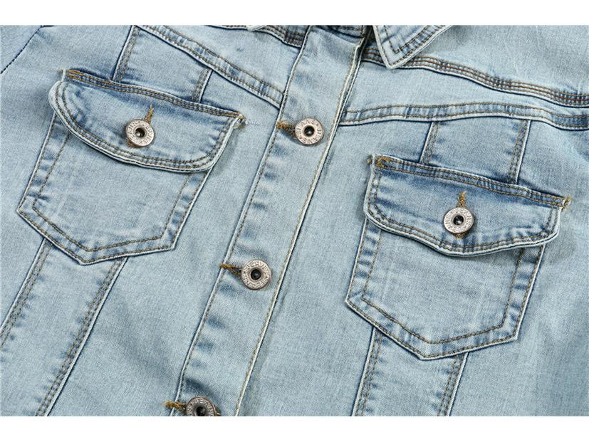 Women's Summer Short-Sleeve Denim Cardigan - Thin, Versatile Shawl Jacket