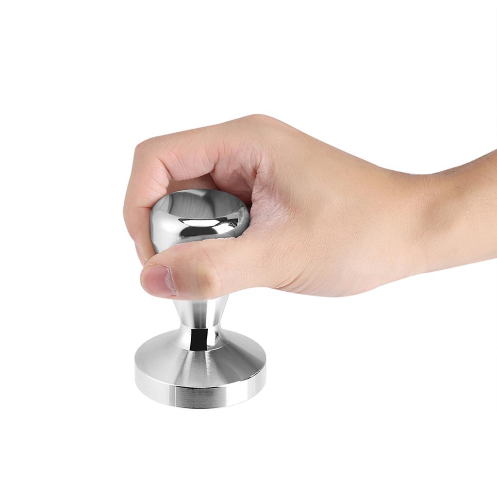 57.5mmCelsius49mm Stainless Steel Coffee Tamper Flat Base Beans Press Tool 57.5mm