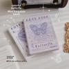 A7 Kapsesní zápisník Dream Butterfly - Mini, Přenosný, Vysoce hodnotný design pro dívky a studenty