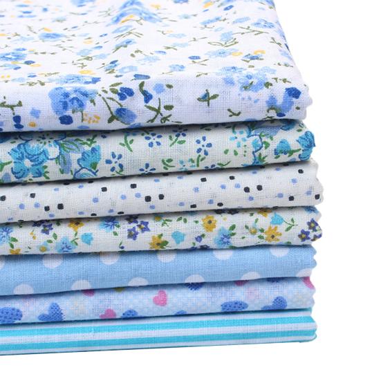 1 Set Patchwork Cloth Smooth Surface No Odor Cotton Wrapping Sewing Craft Cloth for Home