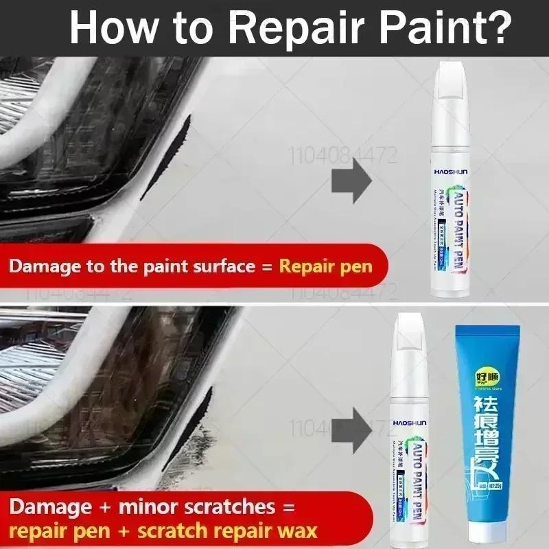 For MG Motor MG ZS 2017-2025 X440 X441 Paint Repair Pen Touch Up Scratch Remover DIY Auto Accessories Black White Orange Blue