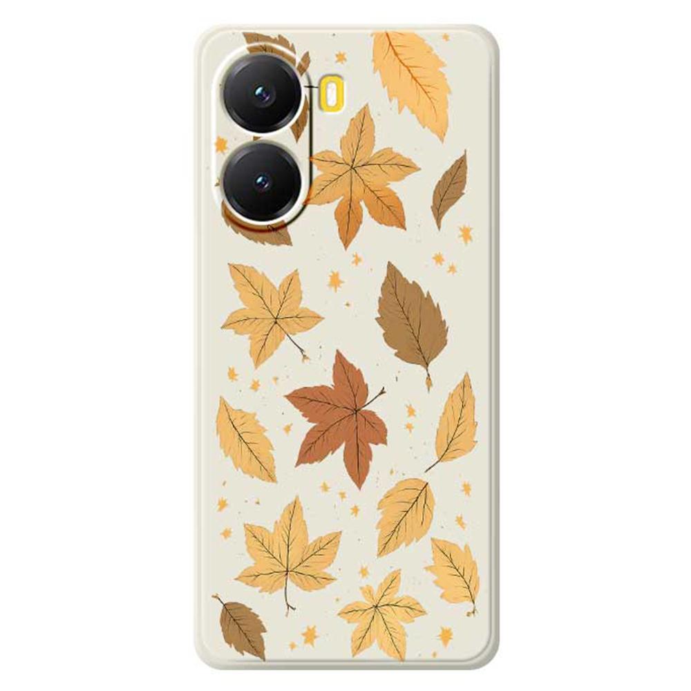 For Xiaomi Redmi Turbo 4 5G/Poco X7 Pro 5G Case Maple Leaves Pattern Printing Straight Edge TPU Phone Back Cover