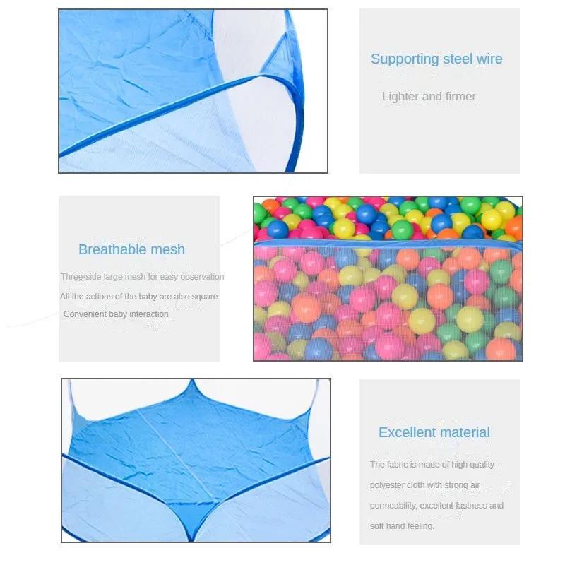 Pet Foldable Fence Multicolor Hexagonal Fence Net Polyester Cloth Pet Fence Tent Toy Puppy Rabbit Guinea Pig Small Animals