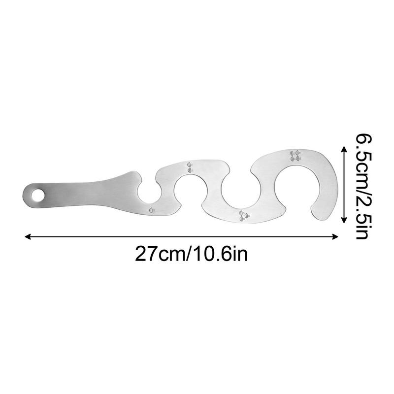 Pasta Measuring Tool Stainless Steel Spaghetti Measuring Tool Kitchen Gadgets Pasta Ruler Aid For Children Men Women And