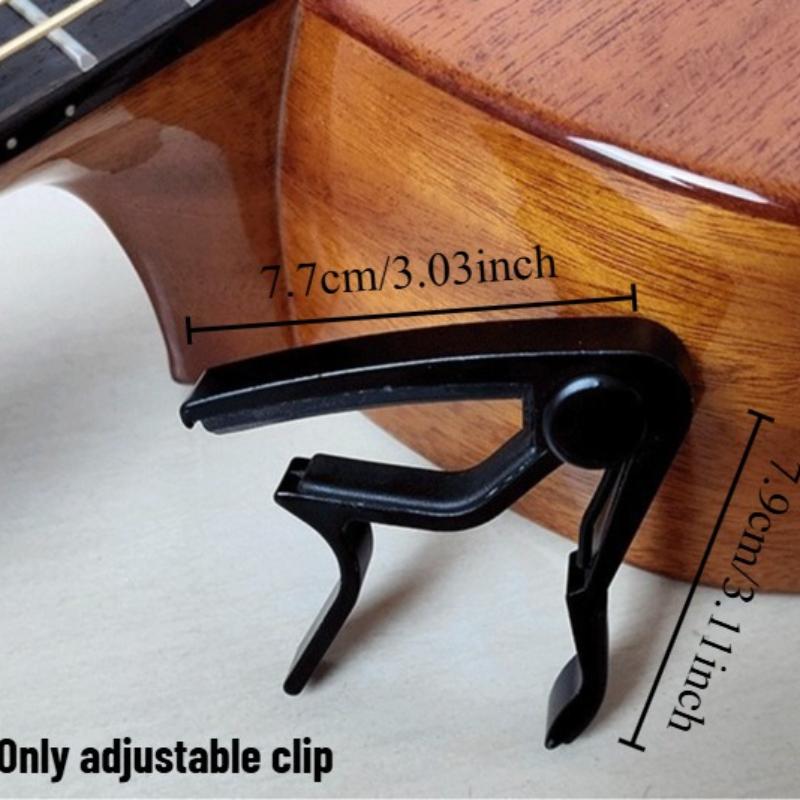 1pcs Guitar Tuning Clip CAPO Folk Electric Wood Guitar Tuning Clip Ukulele Metal Minimalist Guitar Accessories