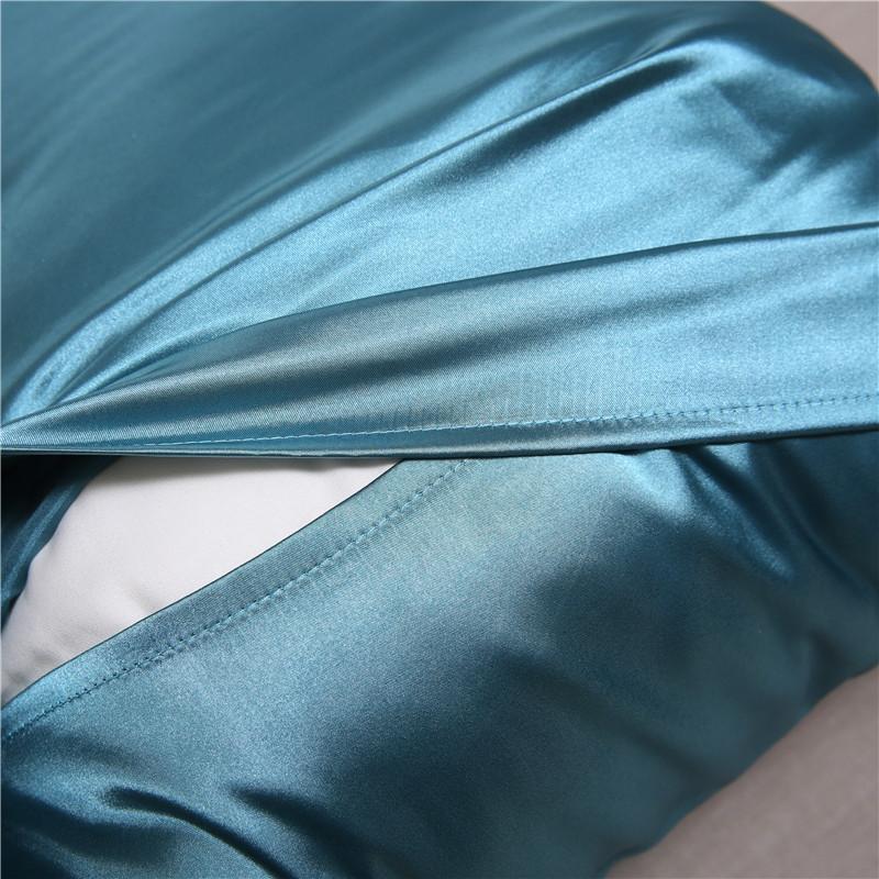 Pillowcase Silk Pillow Cover Silky Satin Hair Beauty Pillow Case Comfortable Pillow  Home Decor WholeStandard/Queen 1PC