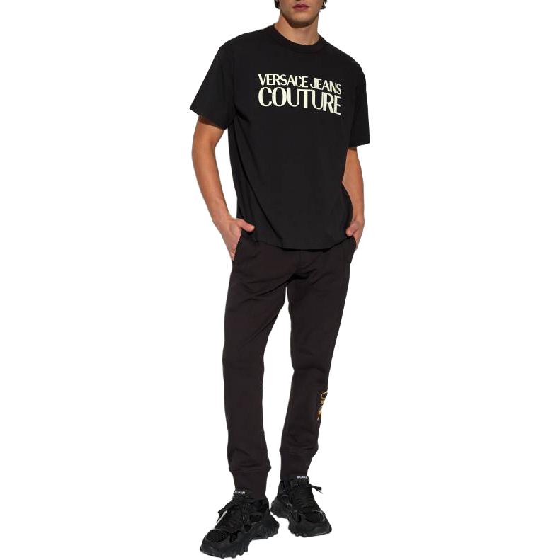 Versace Jeans logo T-shirt 76GAHG01-CJ00G-899