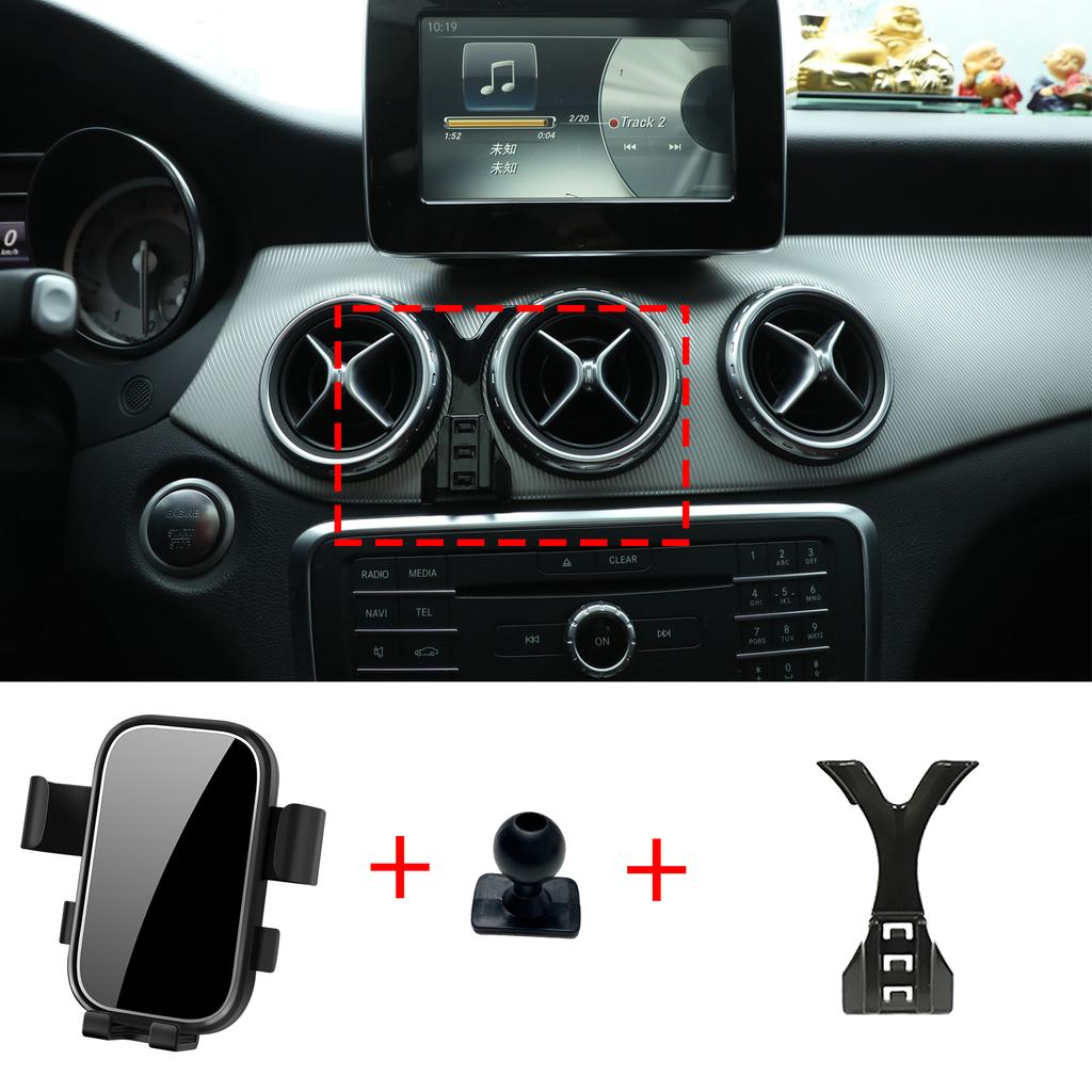 Car Mobile Phone Holder Accessories for Mercedes Benz GLA X156 CLA 2015~ GPS Bracket Navigation Stand Auto