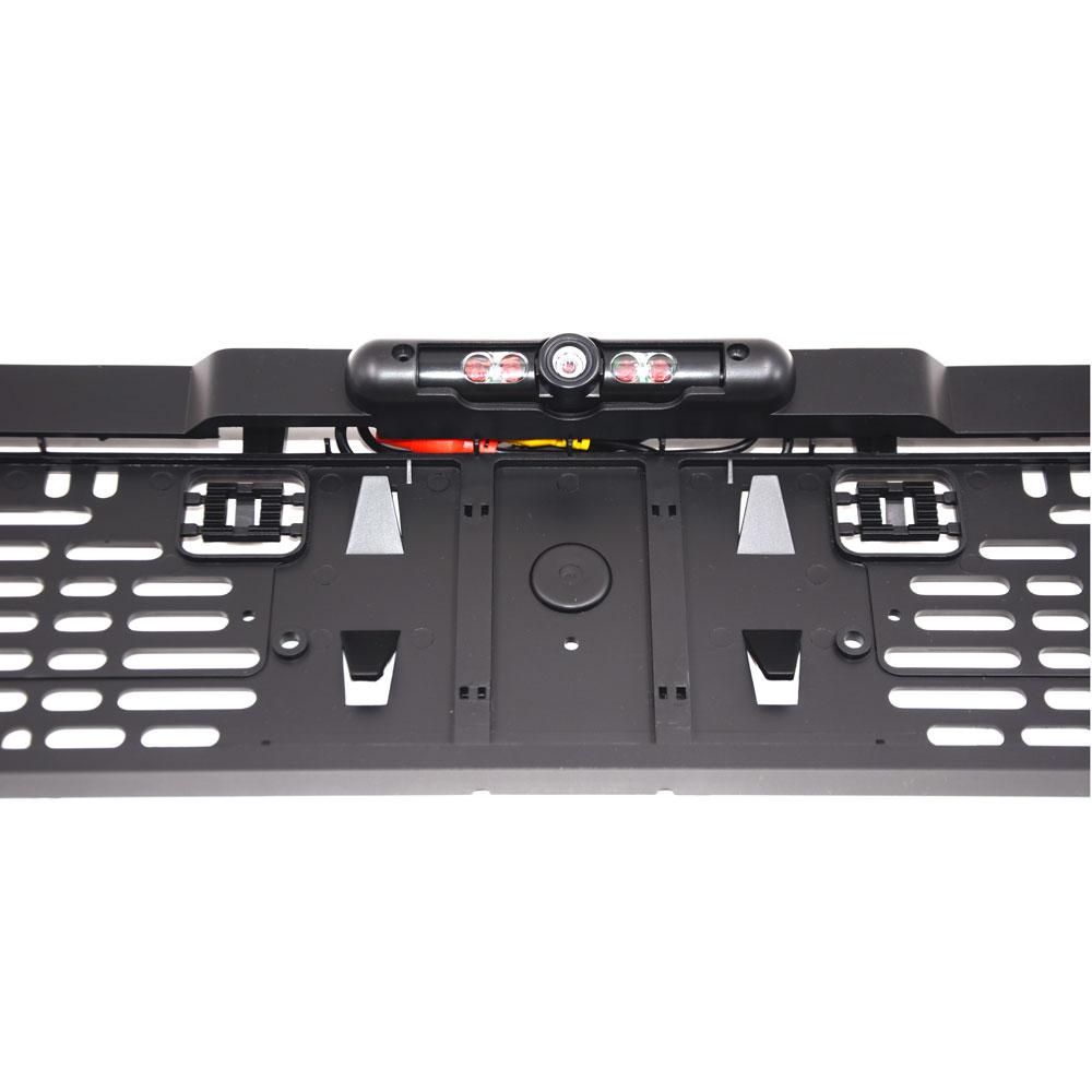 CCD HD Neue Auto Rückfahrkamera EU Kennzeichenrahmen Rückwärts Wasserdicht Nachtsicht IR Backup für Parkmonitor GPS