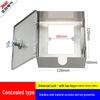 Scatola con Presa Interruttore in Acciaio Inossidabile, Impermeabile e Chiusurabile per Caricabatterie Veicoli Elettrici