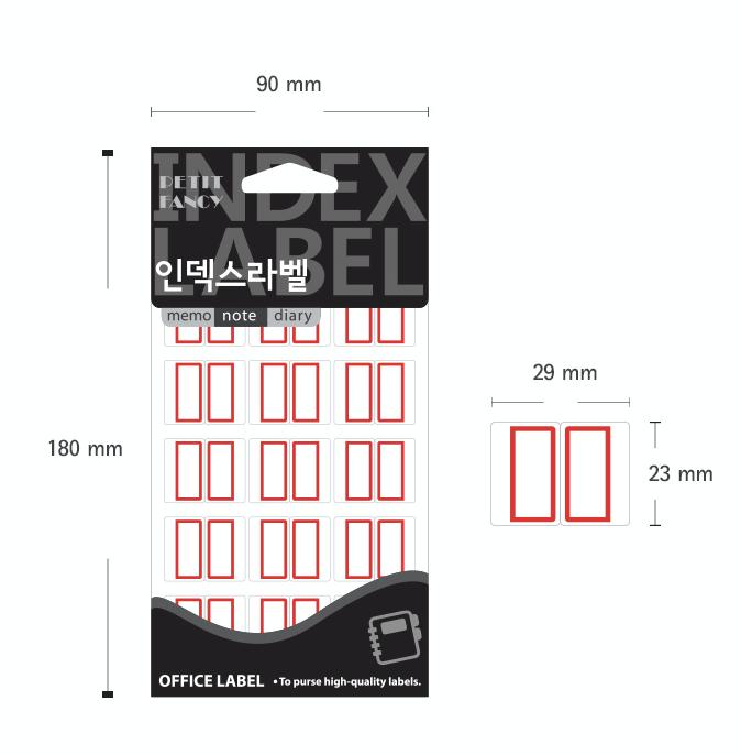 Petit Fancy Etikettenaufkleber (je 10 Stück) Indexetiketten / Kategorieetiketten / Büroetiketten / Anhängeraufkleber / Markierungswerkzeuge / Anhänger für Index - 48 Optionen