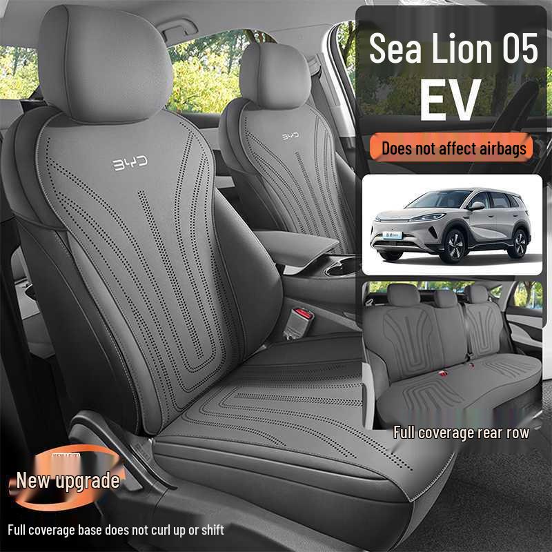 Funda de Cojín de Asiento de Ante para BYD Sea Lion 05EV - Ajuste Universal para las Cuatro Estaciones