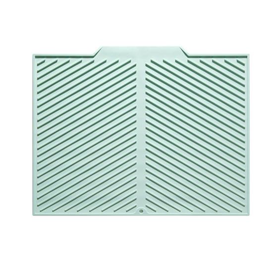 Covoraș din silicon pentru uscat vase pentru blat de bucătărie Drenaj rapid Rezistent la căldură Suport pentru oale Covoraș din silicon Anti-alunecare Pad protector pentru tocător