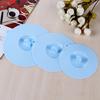 Reusable Silicone Cup Lid Reusable Anti-dust Leakproof Insulation Bowl Cup Seal Cover Supporting Microwave Heating