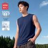 MINISO Men's Pure Cotton Sleeveless Vest