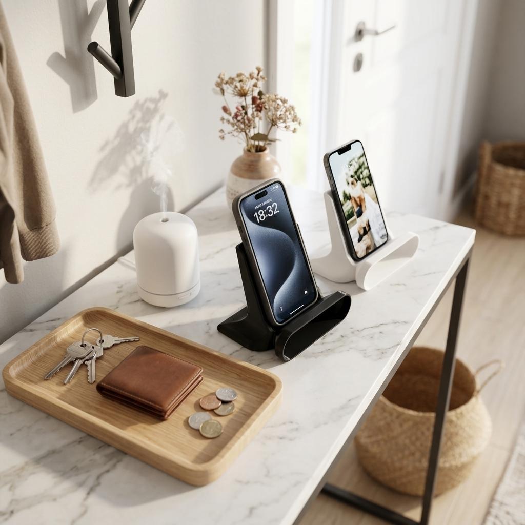 3D Printed Desktop Sound Amplifying Phone Stand Universal Anti Slip Cellphone Holder 3D Printed Sound Boost Mobile Bracket