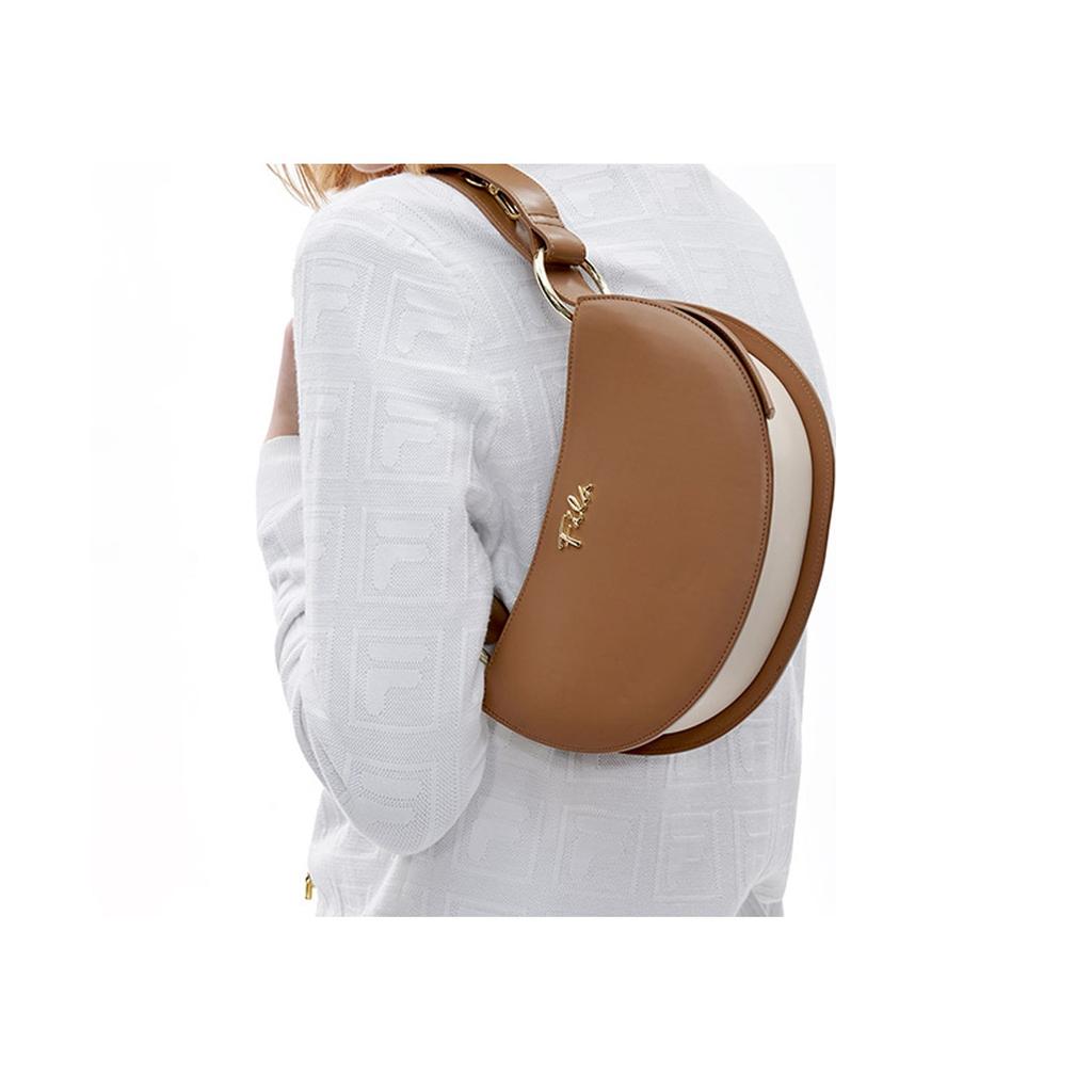 New FILA PU Shoulder Bag Regular Women's Sole Khaki F13W211165F-DK