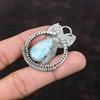 Larimar Hänge Mycket Vackert Ädelstenssmycke 925 Sterling Silver Hänge Handgjort Smycke Födelsestein Hänge Gåva Till Mor Antikt Hänge