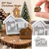 Christmas House Silicone for Crafts - DIY Resin and Baking